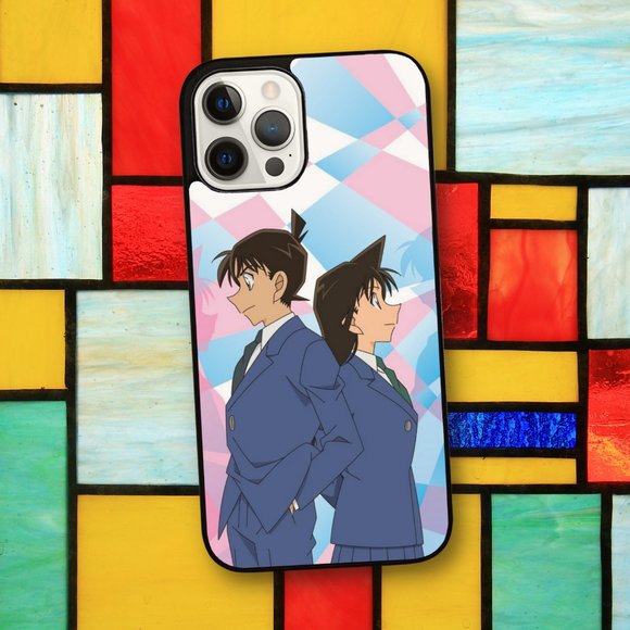 Conan Edogawa Ran Mouri Detective Conan Cute iPhone Case - Picture 1 of 1